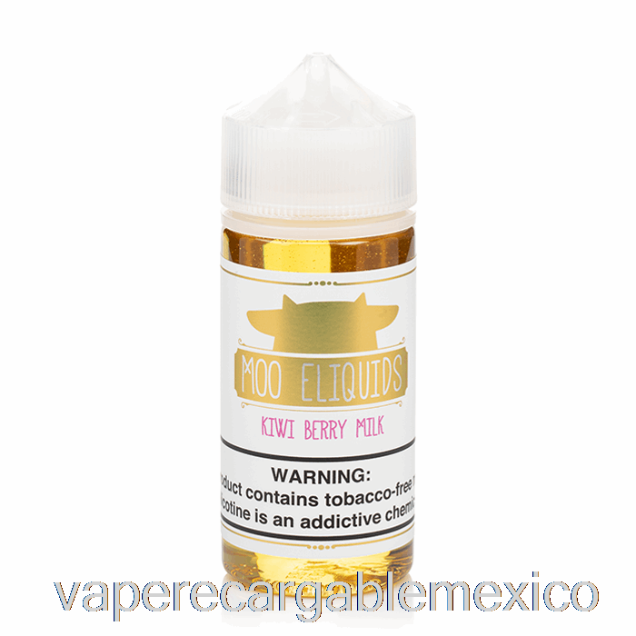 Vape Recargable Leche De Kiwi Berry - E-líquidos Moo - 100ml 0mg
